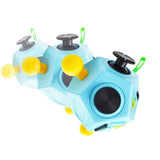 Sensory Fidget Cube, 12-in-1 Stress Relief Toy