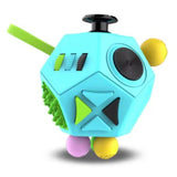 Sensory Fidget Cube, 12-in-1 Stress Relief Toy