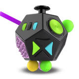 Sensory Fidget Cube, 12-in-1 Stress Relief Toy