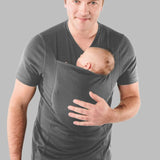 Baby carrier t-shirt for infants, fitted design