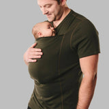 Baby carrier t-shirt for infants, fitted design