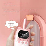 Rechargeable walkie-talkies, communication kit with a range of 3 km