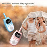Rechargeable walkie-talkies, communication kit with a range of 3 km
