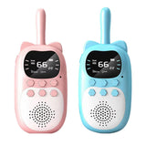 Rechargeable walkie-talkies, communication kit with a range of 3 km