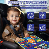 Montessori Book, Interactive Book with Zippers, Buttons, and Laces