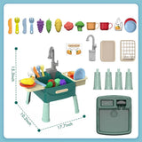 Toy Kitchen, Role Play Set with Water Tap