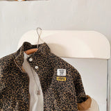 Leopard Jacket, Brown Cotton Jacket