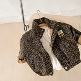 Leopard Jacket, Brown Cotton Jacket