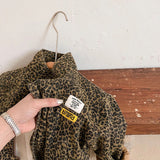 Leopard Jacket, Brown Cotton Jacket