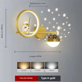 Astronaut Night Light, Star Projection for Children's Room
