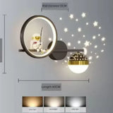 Astronaut Night Light, Star Projection for Children's Room