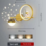 Astronaut Night Light, Star Projection for Children's Room
