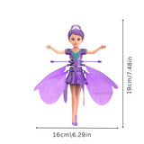 Flying fairy, floating doll with motion sensor