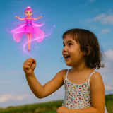 Flying fairy, floating doll with motion sensor