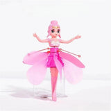 Flying fairy, floating doll with motion sensor