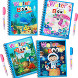 Magic Water Coloring Book, Reusable and Mess-Free