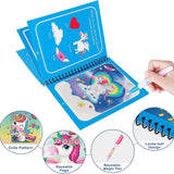 Magic Water Coloring Book, Reusable and Mess-Free