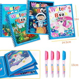 Magic Water Coloring Book, Reusable and Mess-Free