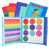 Magnetic Book with Fractions, Educational Math Set