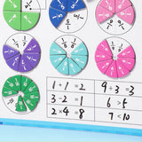 Magnetic Book with Fractions, Educational Math Set