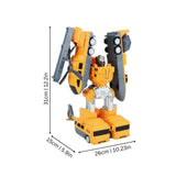 Magnetic Building Toy, Transformable Robot