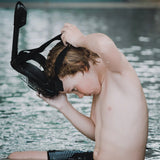 Children's Full Face Snorkel Mask, 180° Visibility with Dry Top System