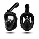 Children's Full Face Snorkel Mask, 180° Visibility with Dry Top System