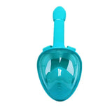 Children's Full Face Snorkel Mask, 180° Visibility with Dry Top System