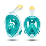 Children's Full Face Snorkel Mask, 180° Visibility with Dry Top System