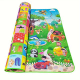 Reversible Non-Slip Foam Play Mat for Infants, 180x120 cm