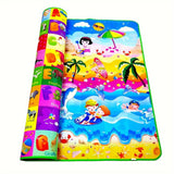 Reversible Non-Slip Foam Play Mat for Infants, 180x120 cm