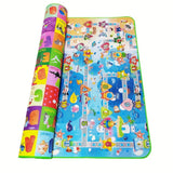 Reversible Non-Slip Foam Mat for Infants, 180x120 cm