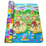 Reversible Non-Slip Foam Play Mat for Infants, 180x120 cm