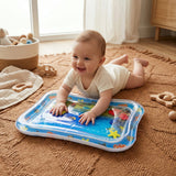 Water mat, sensory toy for tummy time