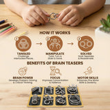 Metal Puzzle Set, Logical Strategy Game