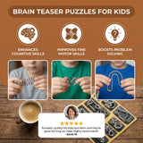 Metal Puzzle Set, Logical Strategy Game