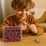Metal Puzzle Set, Logical Strategy Game