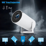 Bluetooth WiFi Mini Projector – supports 4K