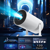 Bluetooth WiFi Mini Projector – supports 4K