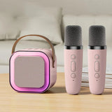 Mini Karaoke Kit, Wireless Microphone with Speaker