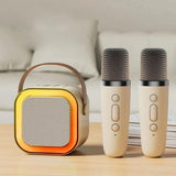 Mini Karaoke Kit, Wireless Microphone with Speaker