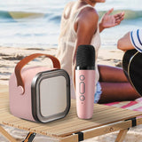 Mini Karaoke Kit, Wireless Microphone with Speaker