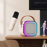 Mini Karaoke Kit, Wireless Microphone with Speaker