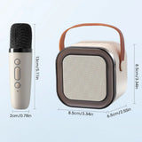 Mini Karaoke Kit, Wireless Microphone with Speaker