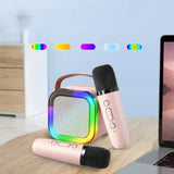 Mini Karaoke Kit, Wireless Microphone with Speaker