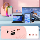 Mini Karaoke Kit, Wireless Microphone with Speaker