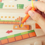 Montessori Number and Color Maze – Learning Through Play for Children