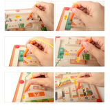 Montessori Number and Color Maze – Learning Through Play for Children