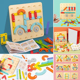 Montessori Puzzle Board – Creative Thinking and Play for Children