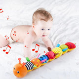 Musical Caterpillar for Babies, Soft Sensory Toy